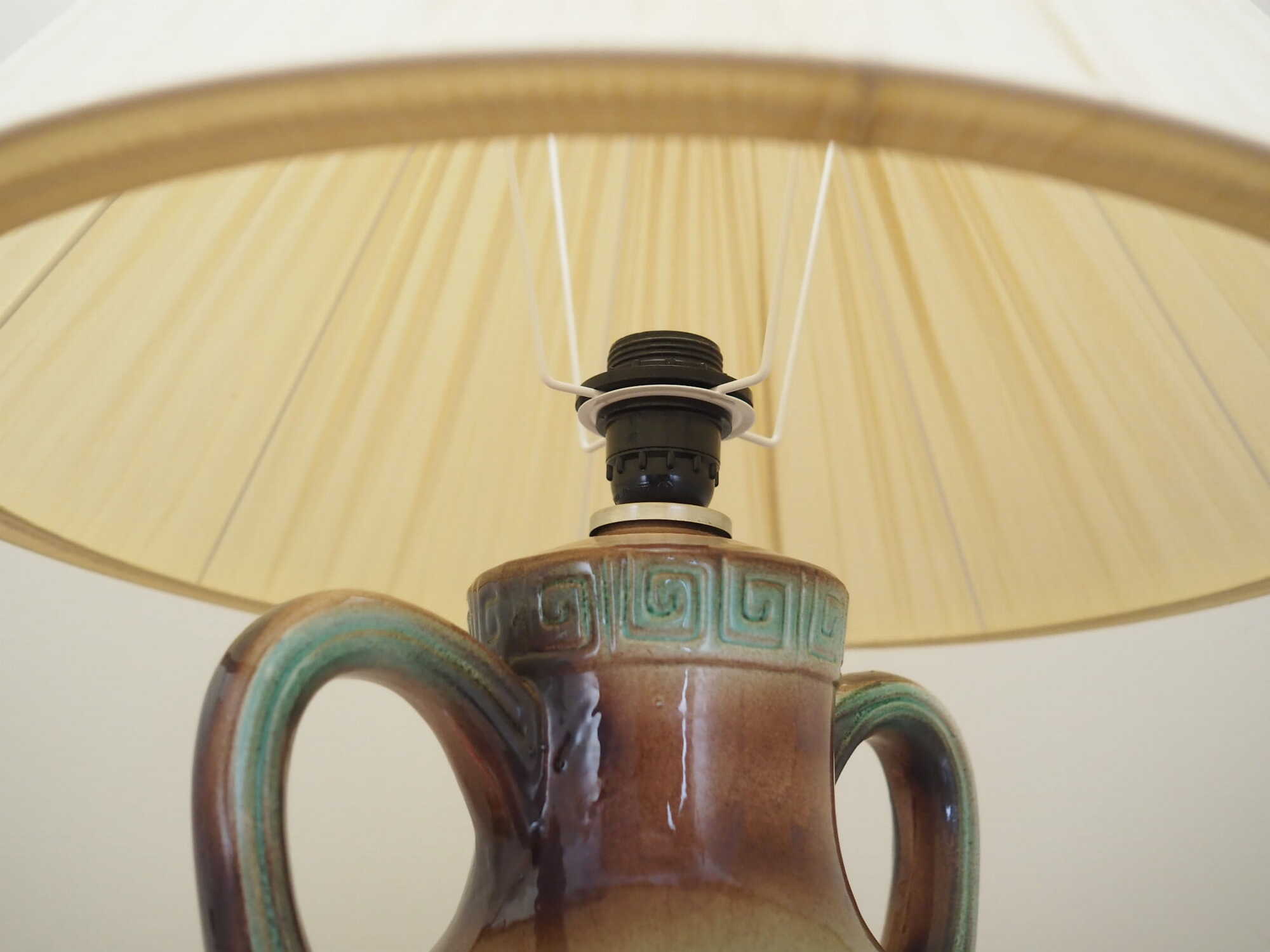Vintage ceramic lamp, multicolored, 1970s 8