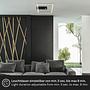 1-Flammig LED-Deckenleuchte Figa Sensor Aluminium Schwarz 3