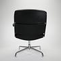 Herman Miller GS105 Chair Chrom Leder Schwarz 0