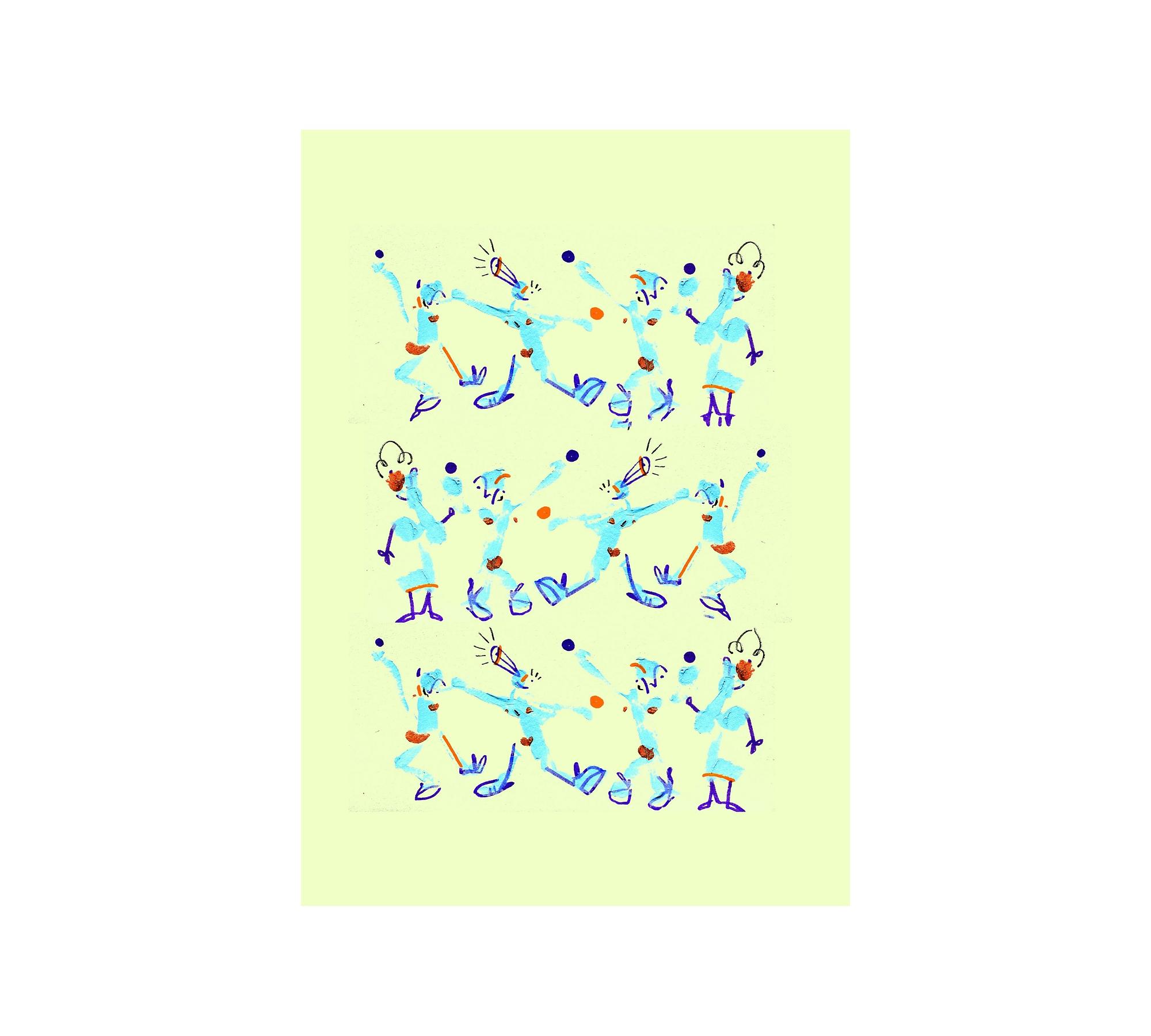 Multitude Art Print Multicolored 2