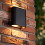 Außenwandleuchte Atila Aluminium Schwarz 2