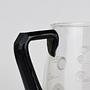 Art Deco Karaffe Frankreich 1930er Schwarzes Glas 9