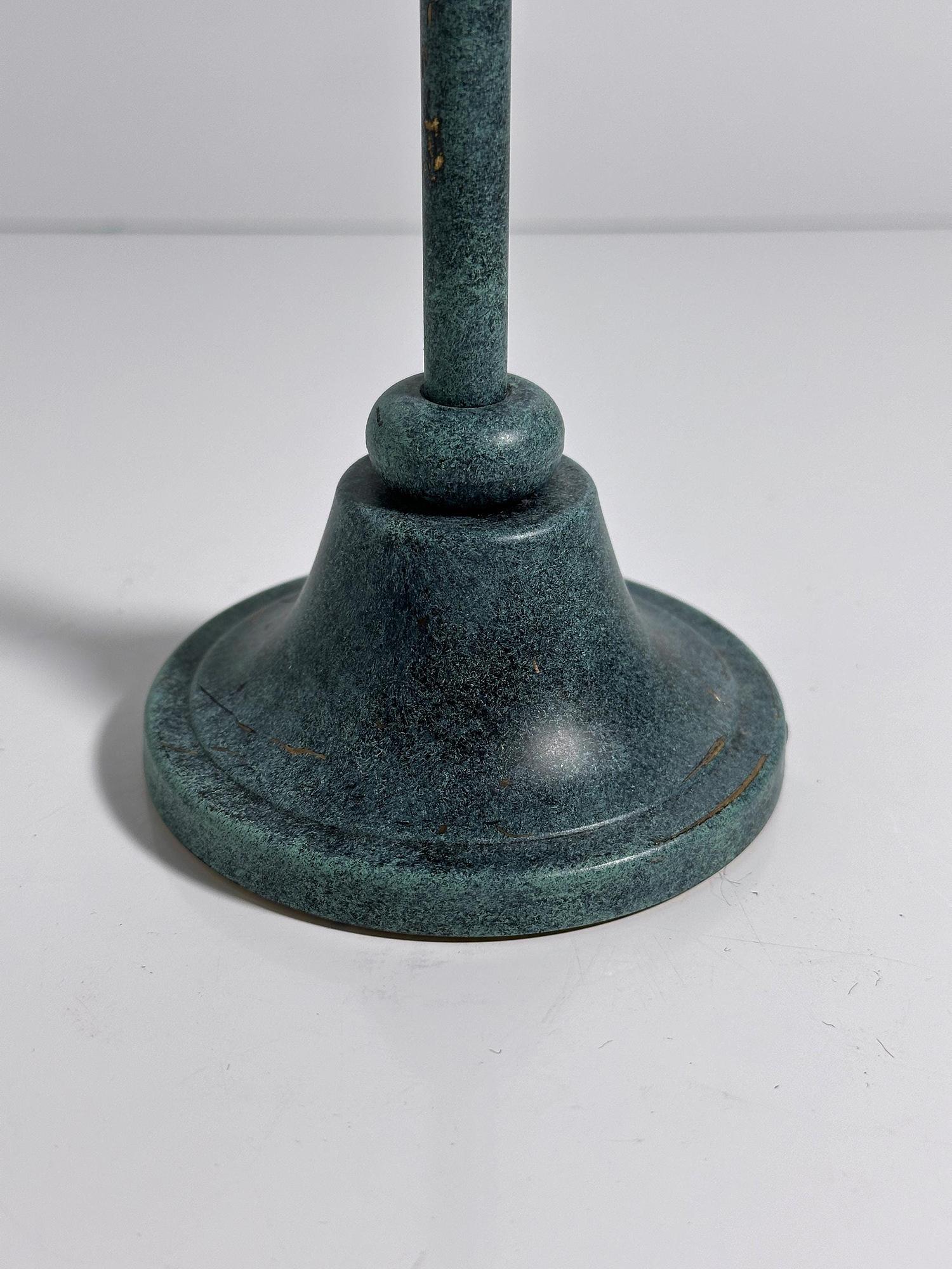 Vintage candlestick metal 1980s 3