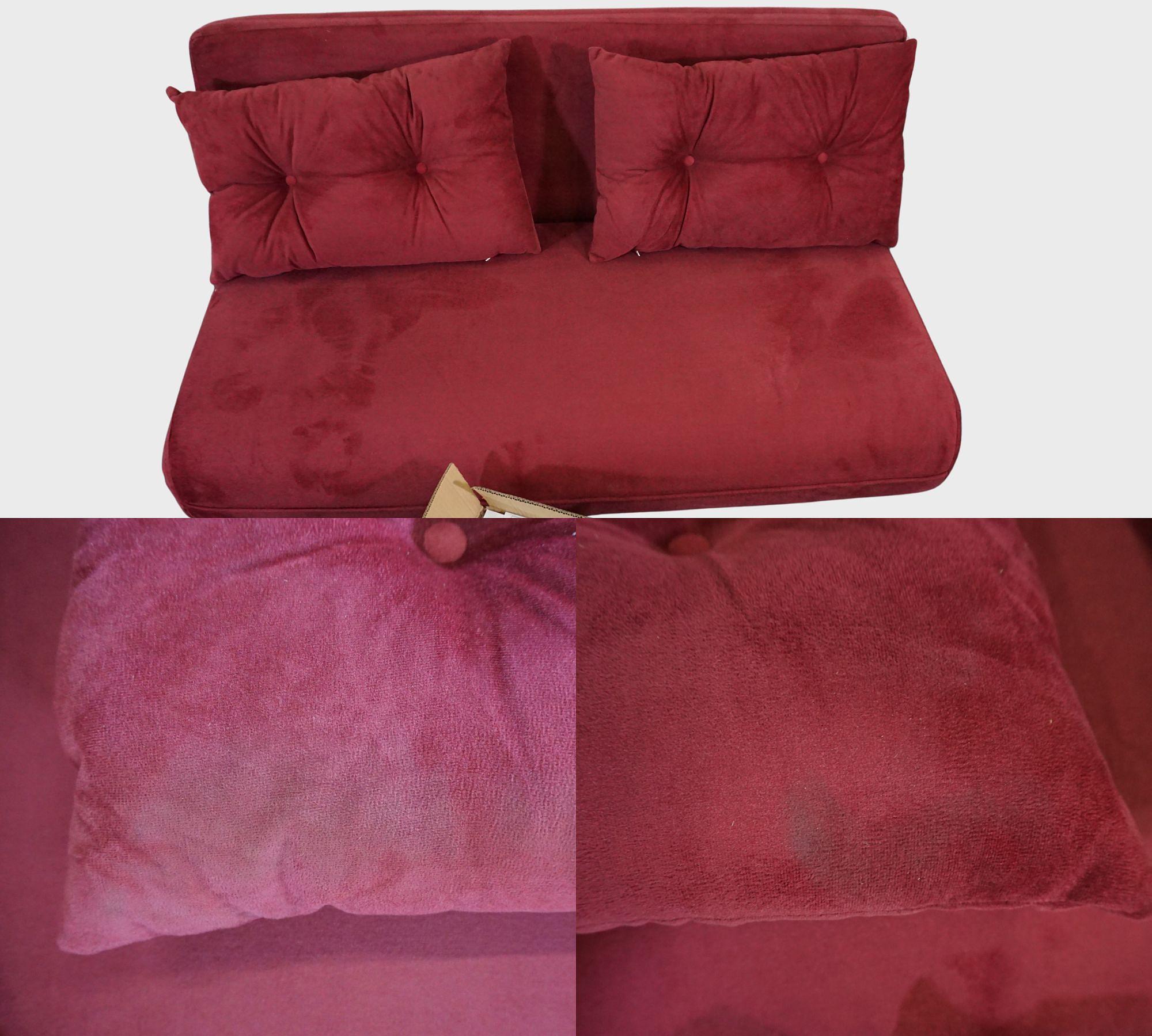 Sando Schlafsofa 2-Sitzer Rot 7