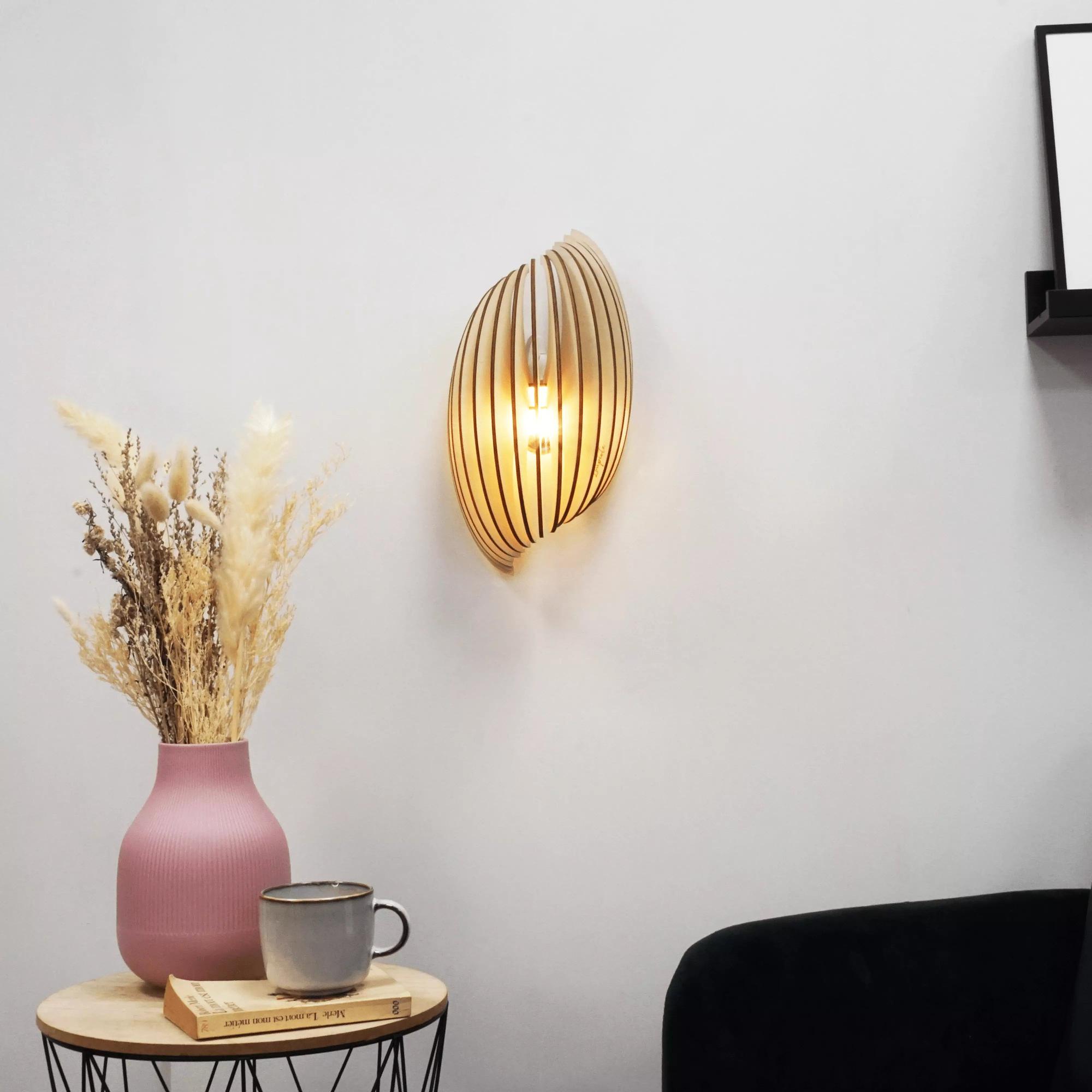 Assia Clair Wall lamp wood 4