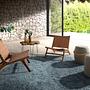 Pouf mit integriertem Stauraum Grau Ø 44cm 2