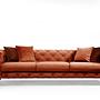 Como 3-seater sofa Orange 4