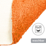 2x Badematten-Set Microfaser Orange 3