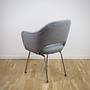Saarinen Conference Armchair Textile Metal Grey 2