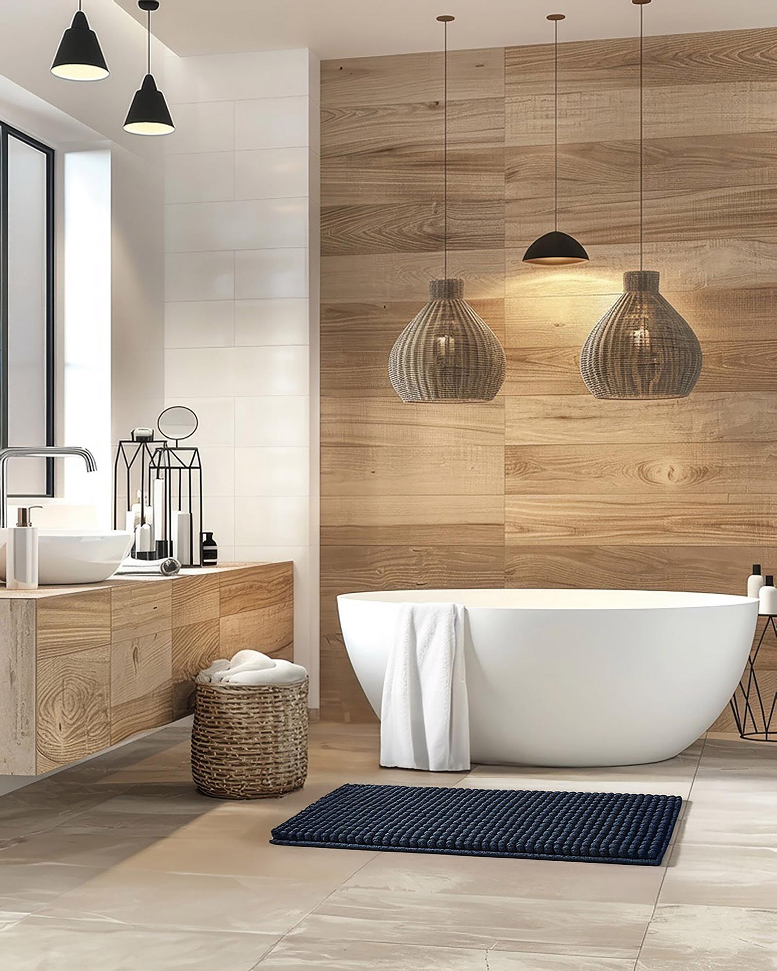 Badematte Punto Uno Anthrazit 70x120cm 3