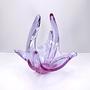 Vintage Schale Alexandrit Glas Rosa 4