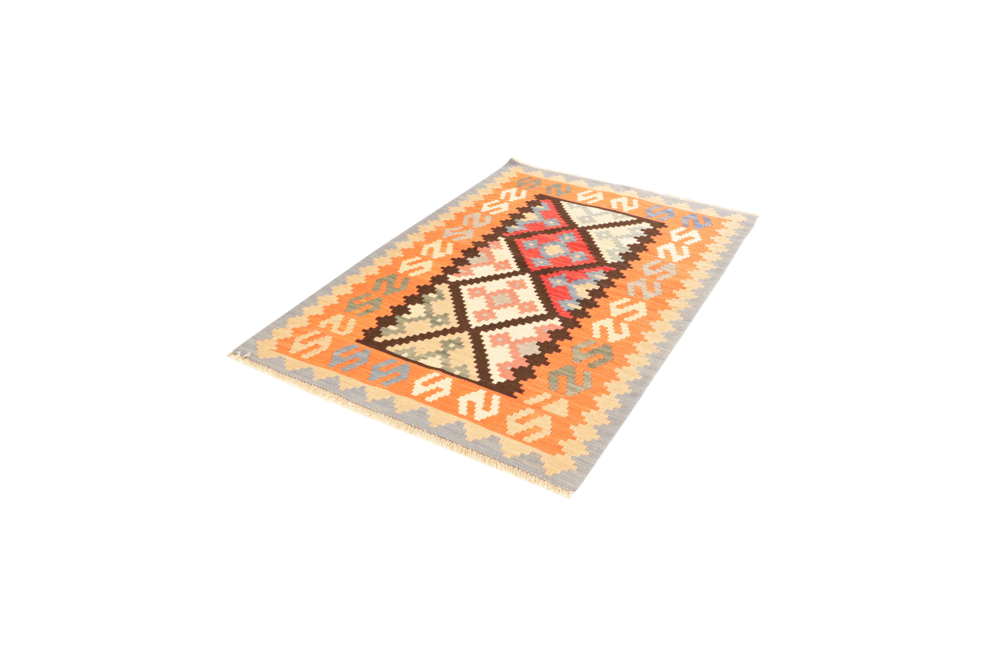 Kilim Gashgai Teppich Mehrfarbig 3