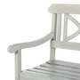 Gartenbank Holz Grau 4