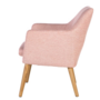 Loungesessel Webstoff Stefka Rosa 4