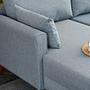 Bella Sofa Récamiere Links Blau 2