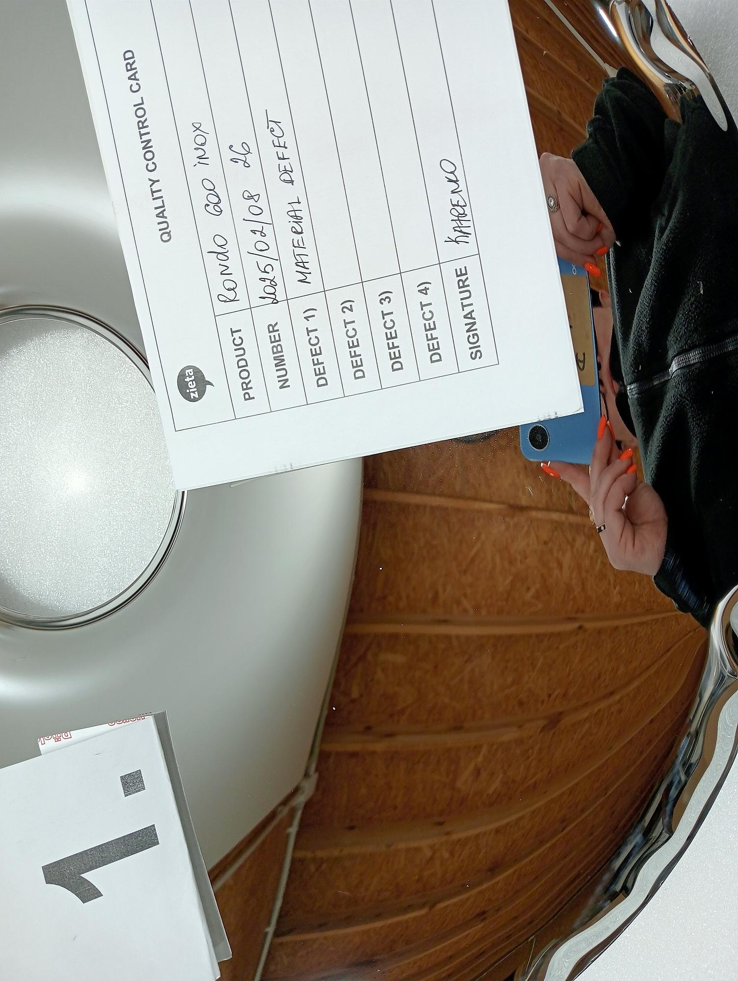 Rondo Spiegel 600 Edelstahl Inox Poliert Silber 3