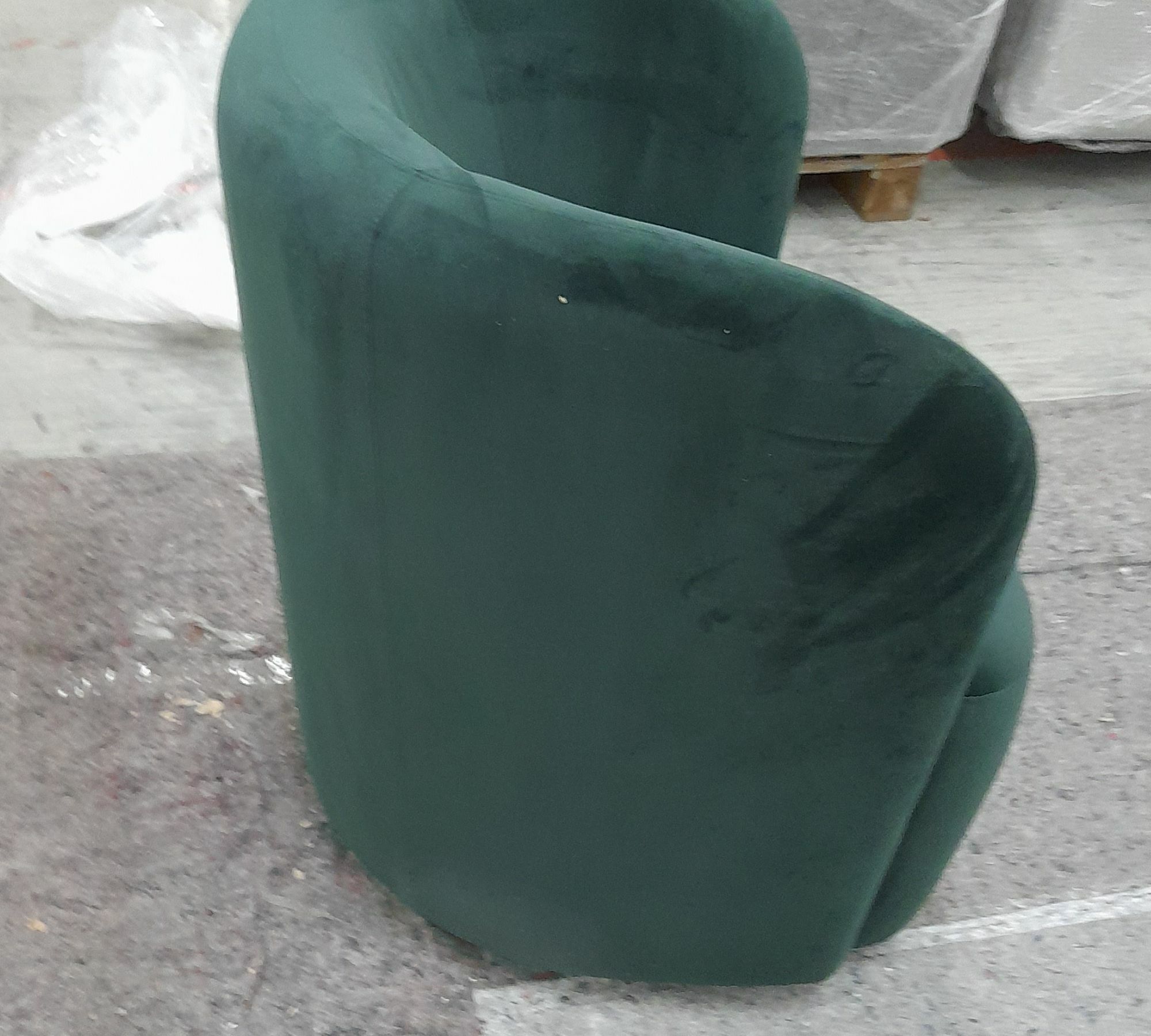 Blair Dreh-Sessel Velour Lux Dark Green 7