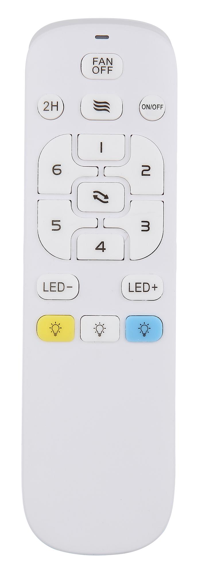 Bozan LED-Deckenventilator Acrylglas Eisen 1-Flammig 4