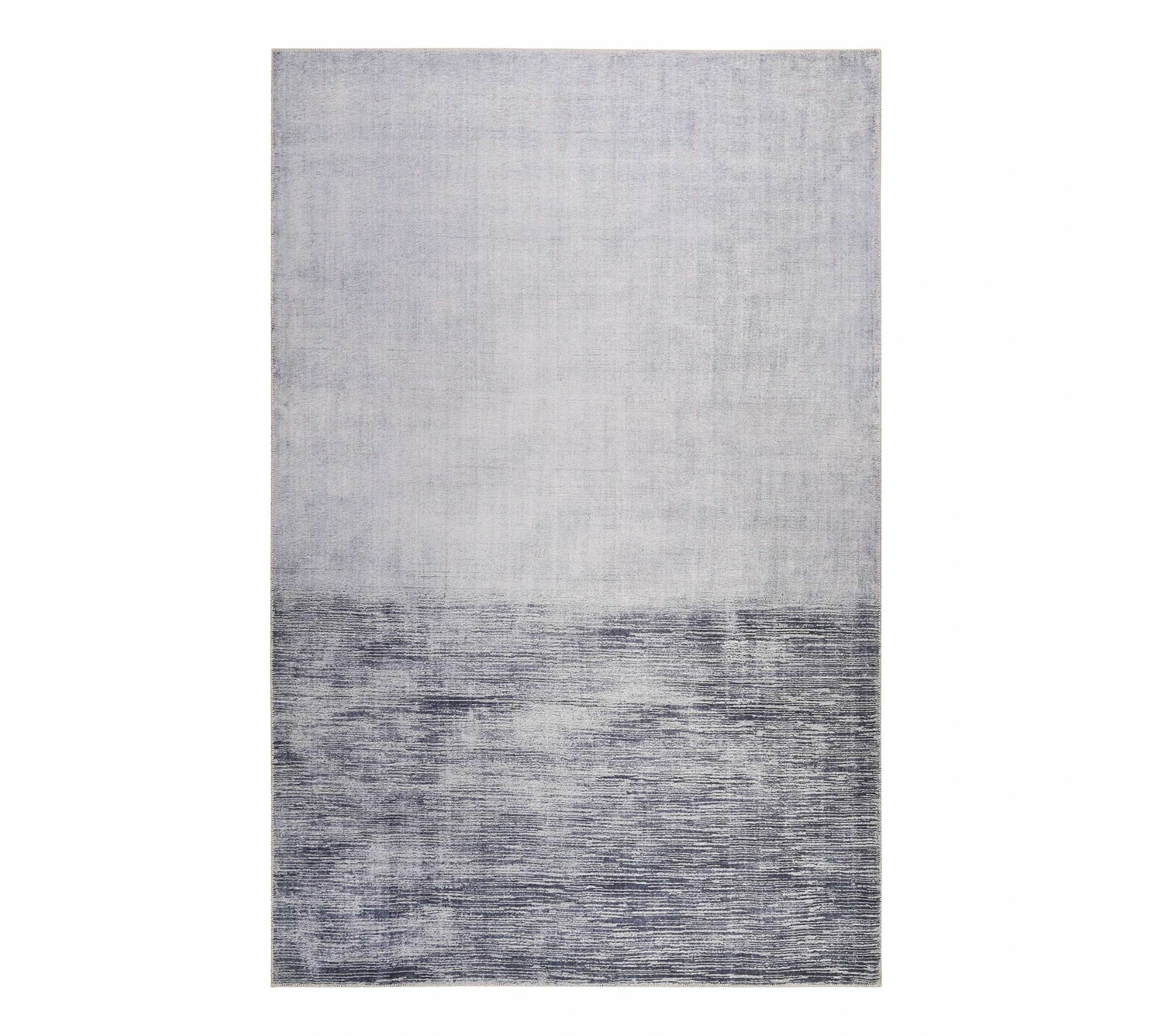 Kurzflorteppich Kunstfaser Lila Grau 60 cm x 100 cm 0
