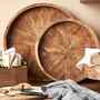Tablett Mangoholz Braun 50 cm 3