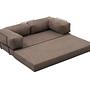 Comfort Schlafsofa 2-Sitzer Grau 7