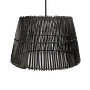 Hängelampe Rattan Schwarz ø33cm 0