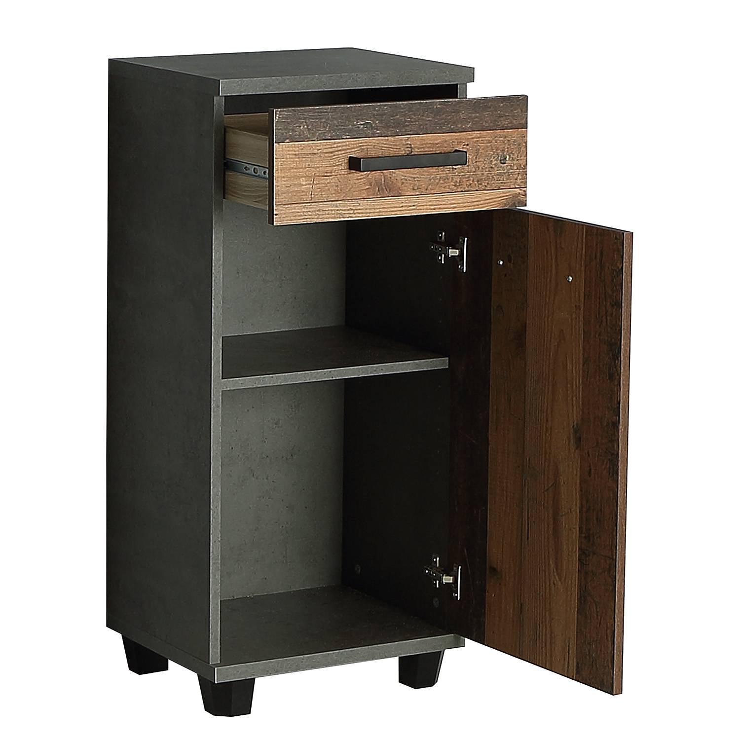 Unterschrank Warka Altholz Dekor 3