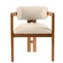 Mistral Armchair Wood Veneer Cream White 3