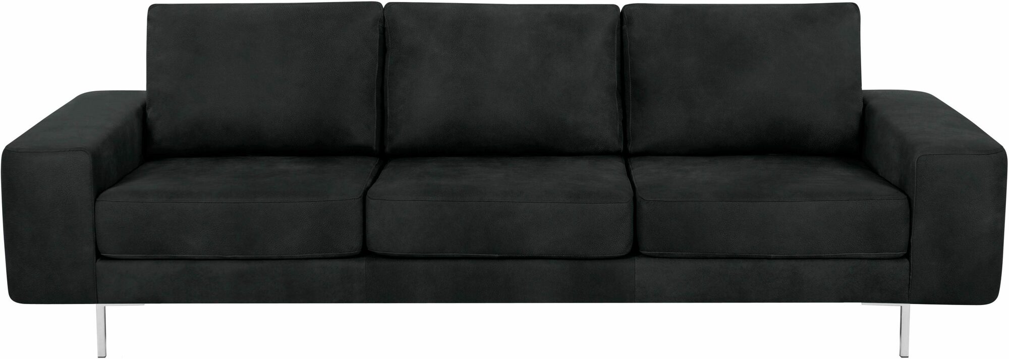 Lexgaard Sofa 3-Sitzer Rustico-Leder Metall Dunkelbraun 2