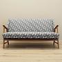 Colorful Oak Sofa 1970s 1