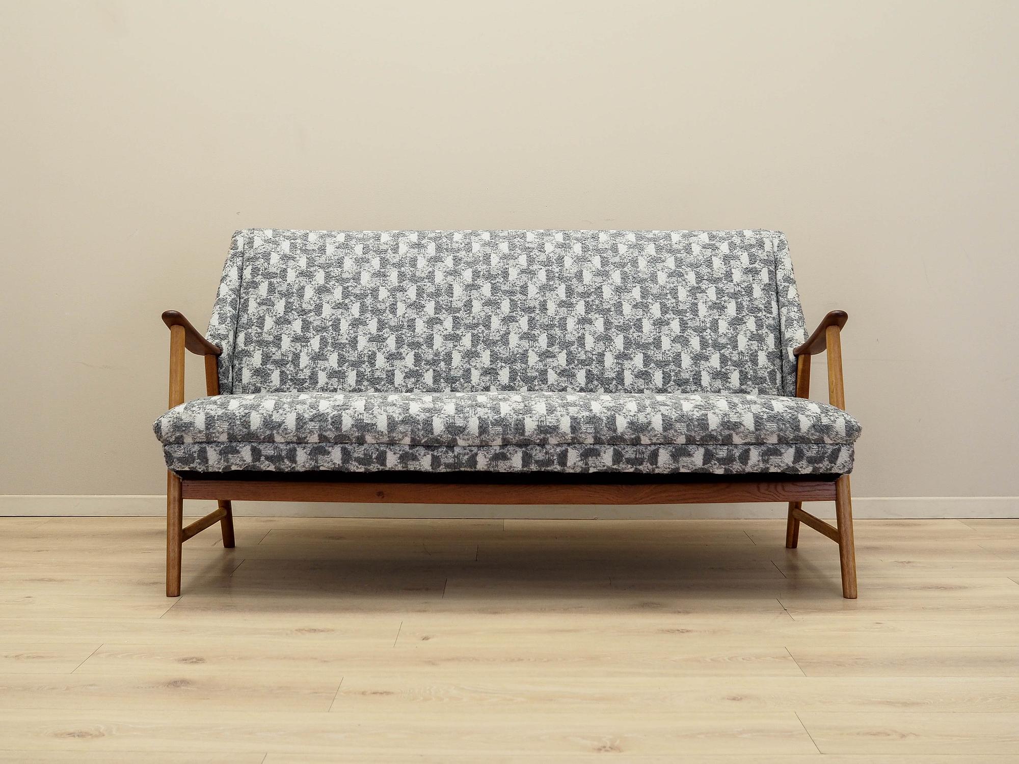 Colorful Oak Sofa 1970s 1