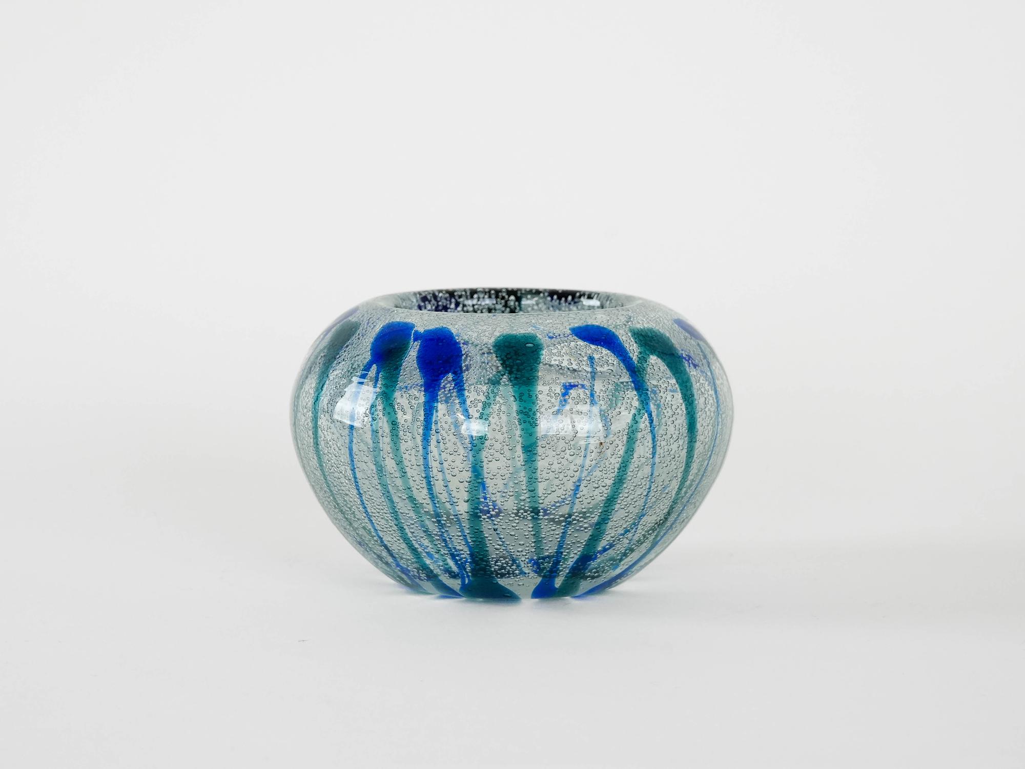 Glass holder Blue 1970s 3