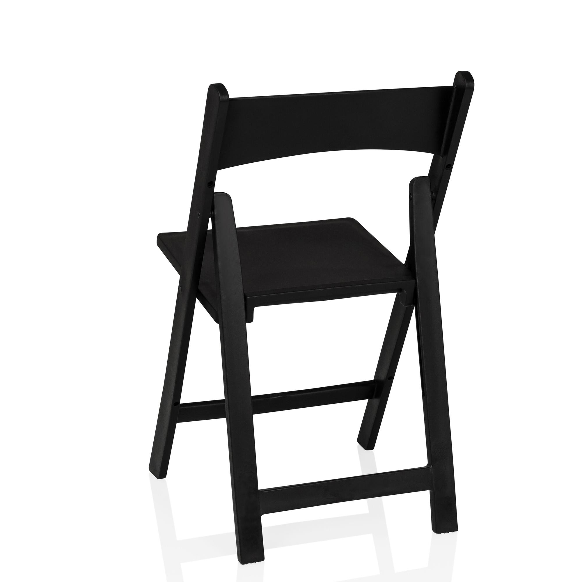2x Travano Garden Chair Plastic Black 9