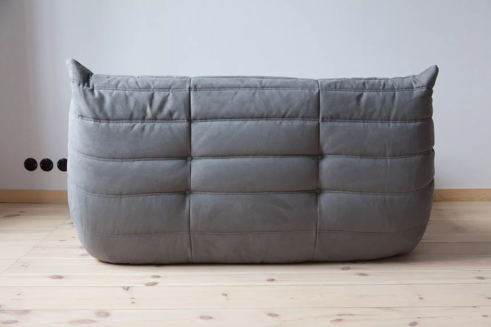 Togo Sofa 2-Sitzer Textil Grau 5
