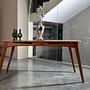 Touch Dining Table Walnut Brown 2