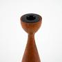 Tealight holder teak wood 1970s 5