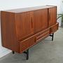 Highboard Teak wood 1970s 5