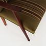 Vintage Sofa Teakholz Textil Grün 1960er Jahre  10