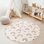 Tappeto per bambini arcobaleno multicolore ⌀120cm 3