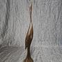 Vintage Figur Holz Reiher Natur 1