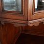 Vintage Eckschrank Eichenholz Braun 1950er Jahre 13