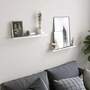 2x Wall shelf Stains White 3