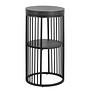 Mephisto Side Table Marble Black Ø35cm 0