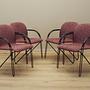 4x Dining chair with armrests 1980s 2