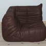 Togo Lounge Set 2-pc. Madras Leather Brown 4