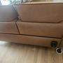 2,5-Sitzer Sofa Leder Braun 5