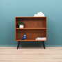 Vintage Bücherregal Teakholz Braun 1970er Jahre 1