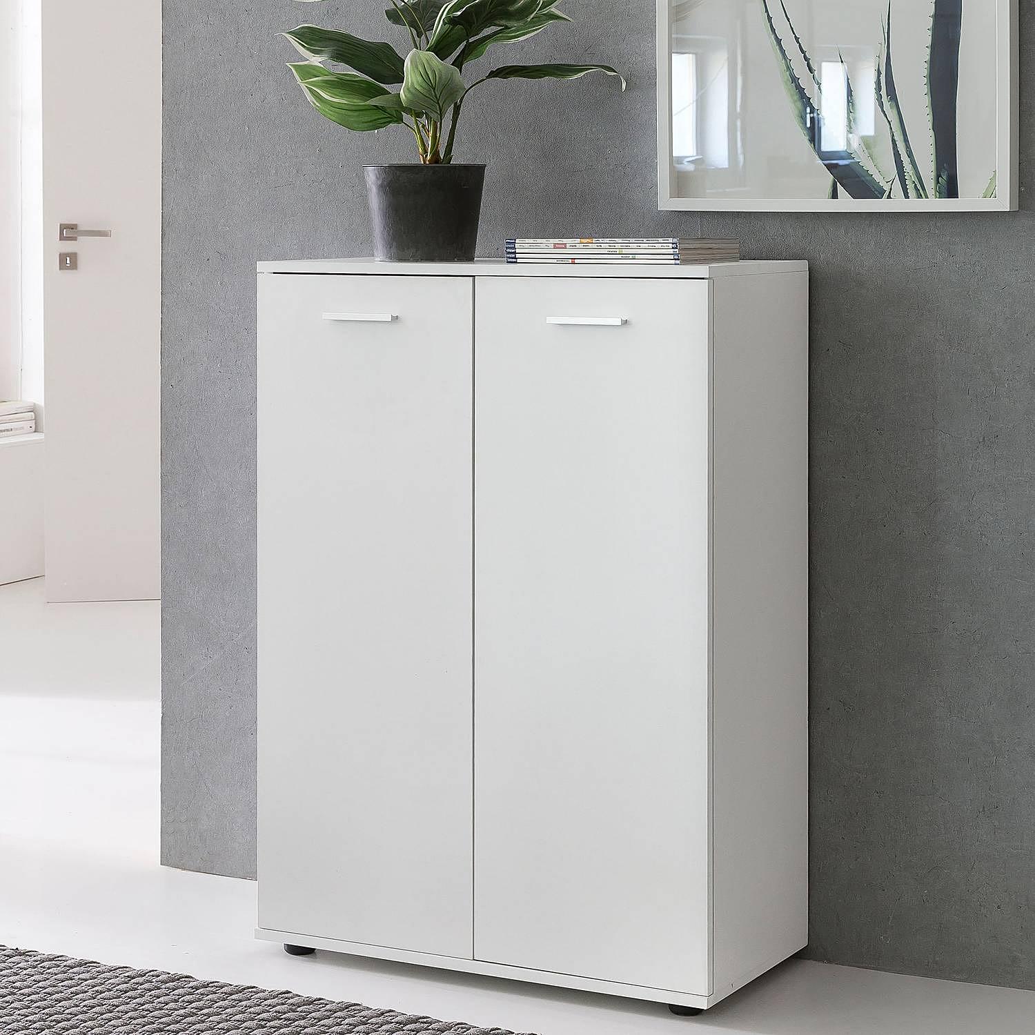 Nueva Kommode Spanplatte Weiß 3
