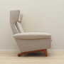 Vintage armchair Teak textile grey 1960s 6