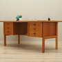Vintage Desk Ash Wood Brown 1960s 2